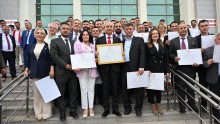 Başkan Kocagöz, mazbatasını aldı