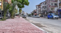 Kara Yusuf Caddesi’nin kaldırımı yenileniyor