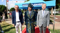Kepez’de ‘dombra anıtı’nın açılışı yapıldı