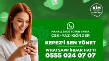 Mahallende bir sorun mu var? Çek-Yaz-Gönder!