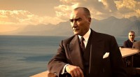 Atatürk’ün Antalya’ya gelişi yapay zeka ile Kepez’de hayat buldu