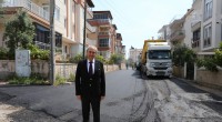 Kepez’den Barış Mahallesi’ne sıcak asfalt