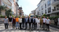 Kepez’den Barış Mahallesi’ne sıcak asfalt