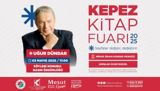 Uğur Dündar Kepez Kitap Fuarı’nda: Gündem “Basın Özgürlüğü”