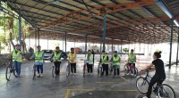 Kepez’de kadınlar hayallerine pedal çevirdi 