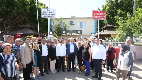 Kocagöz, Göksu mahalle sakinleriyle buluştu 
