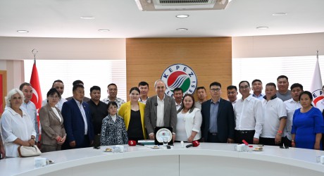 Başkan Kocagöz’e, Moğol heyetinden ziyaret