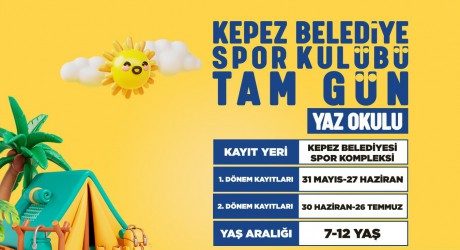 Kepez Belediyesi’nden çocuklara tam gün “Yaz Okulu”
