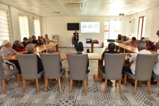 Kepez’den Huzurevi sakinlerine afet bilinci eğitimi