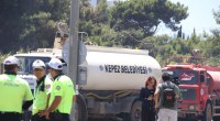 Kepez’den Orman yangınına müdahale desteği