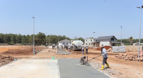 Duacı Gençlik Parkı’nda hummalı çalışma