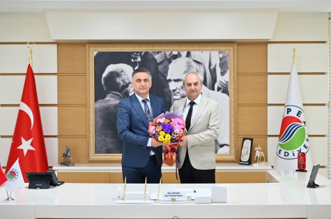 Kaymakam Dervişoğlu’ndan Başkan Kocagöz’e ziyaret