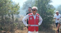 Başkan Kocagöz, Duacı'daki yangın söndürme çalışmalarını yakından takip etti