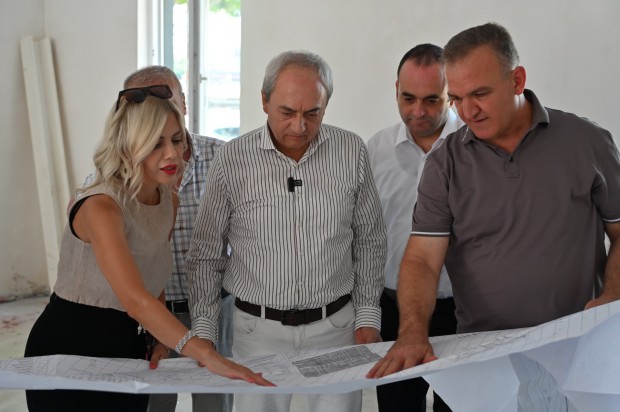 Başkan Kocagöz 112 Acil İstasyonu’nun inşaatını  denetledi