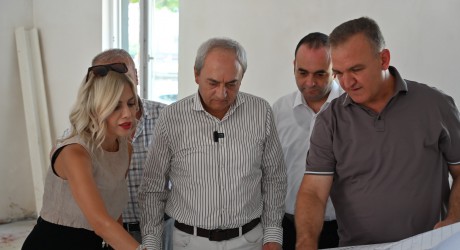 Başkan Kocagöz 112 Acil İstasyonu’nun inşaatını  denetledi