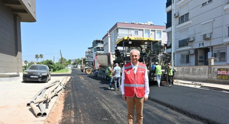 ASAT tamamladı, Kepez sıcak asfaltla kapladı