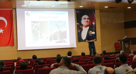 Kepez personeline iş sağlığı ve güvenliği eğitimi