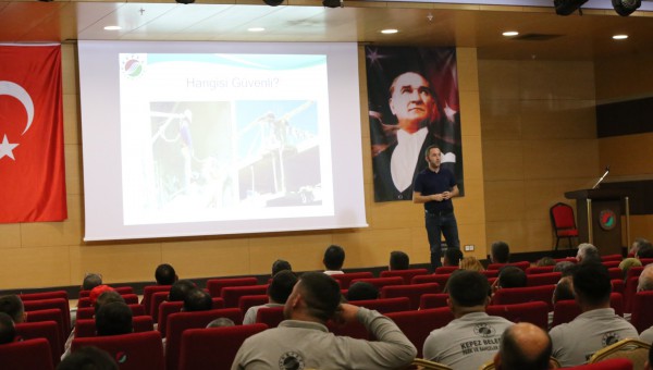 Kepez personeline iş sağlığı ve güvenliği eğitimi 