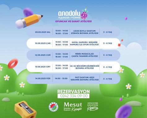 Kepez’de minik eller sanatla buluşuyor