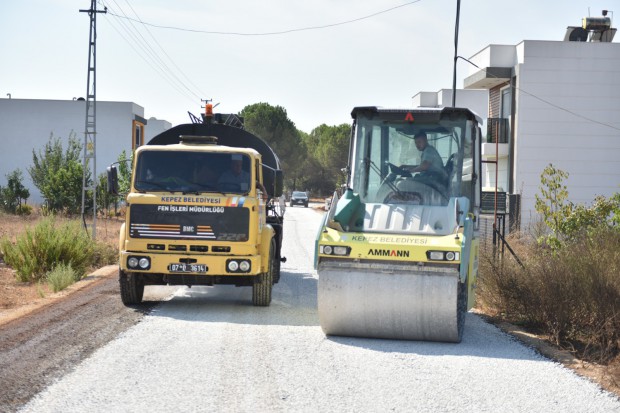 Kepez’den Odabaşı Mahallesi’nde 7 sokakta asfalt hamlesi