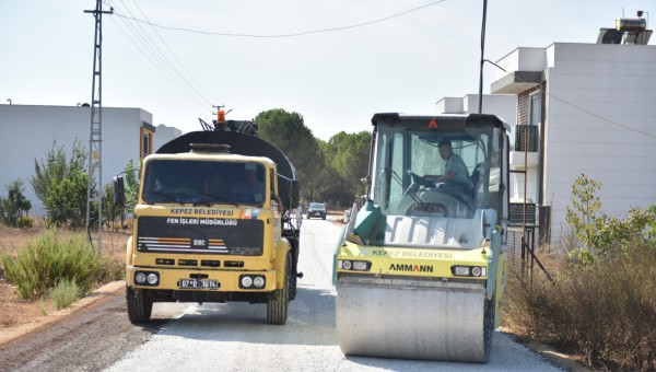 Kepez’den Odabaşı Mahallesi’nde 7 sokakta asfalt hamlesi 