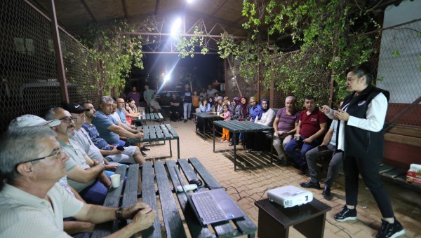 Kepez’den site sakinlerine Afet Farkındalık Eğitimi 