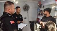 Kepez Zabıtası’ndan berber denetimi