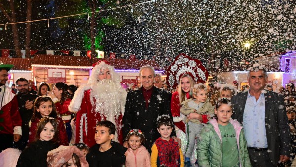 Antalya Kepez’de yeni yıl heyecanı kar yağışıyla başladı  