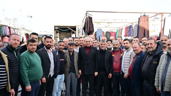 Başkan Kocagöz’den Güneş pazarı esnafına müjde! 