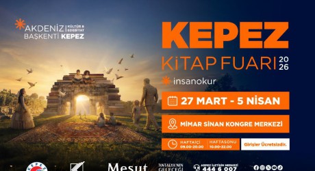 Kepez’de 27 Mart’ta  kitap rüzgarı esecek