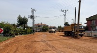 Duacı’da alt yapı çalışmaları tamamlanan 34 sokağa sıcak asfalt  