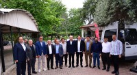 Kocagöz, hacı adaylarını ziyaret etti
