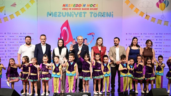 Kepez’in kreşlerinde mezuniyet sevinci 