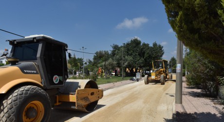 Duacı Mahallesi’nde sıcak asfalt hazırlıkları devam ediyor