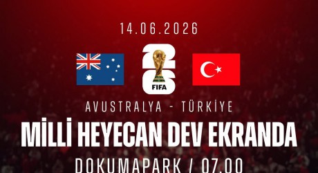 Kepez’de dünya kupası heyecanı Dokumapark’ta yaşanacak