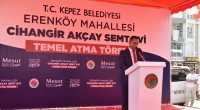 Cihangir Akçay Semt Evi’nin temeli törenle atıldı