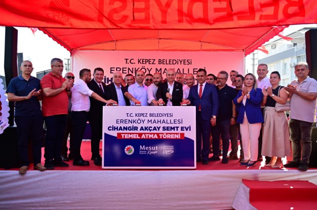 Cihangir Akçay Semt Evi’nin temeli törenle atıldı
