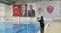 Kepez’in olimpik yüzme havuzunda hijyen ve sağlık önceliği