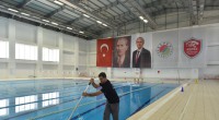 Kepez’in olimpik yüzme havuzunda hijyen ve sağlık önceliği
