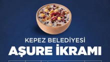 Kepez’den gönülleri buluşturan aşure ikramı