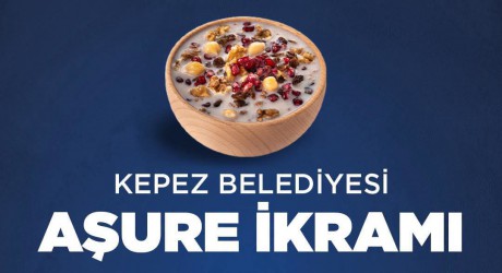 Kepez’den gönülleri buluşturan aşure ikramı