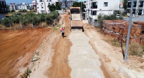 Aydoğmuş’ta sathi asfalt hazırlıkları hız kesmiyor