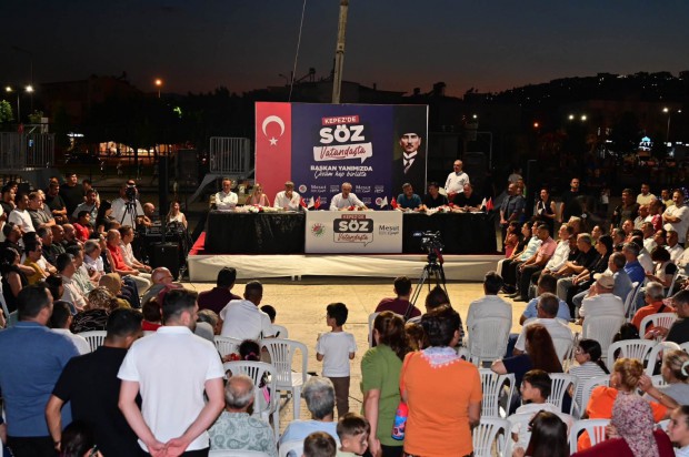 Kocagöz, “Söz Vatandaşta” dedi, mahalle sakinlerini dinledi