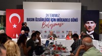 Kepez’den gazetecilere ‘Basın Özgürlüğü için Mücadele Buluşması’