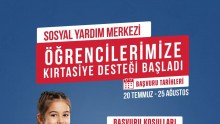 Kepez’den öğrencilere kırtasiye desteği