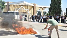Kepez’de deprem ve yangın tatbikatı