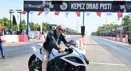 Başkan Kocagöz Moto Drag heyecanına ortak oldu